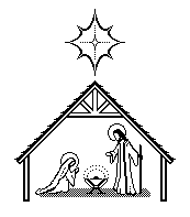 nativity_bw